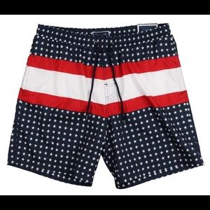 Club Room Quick Dry Performance 7" Swim Trunks USA